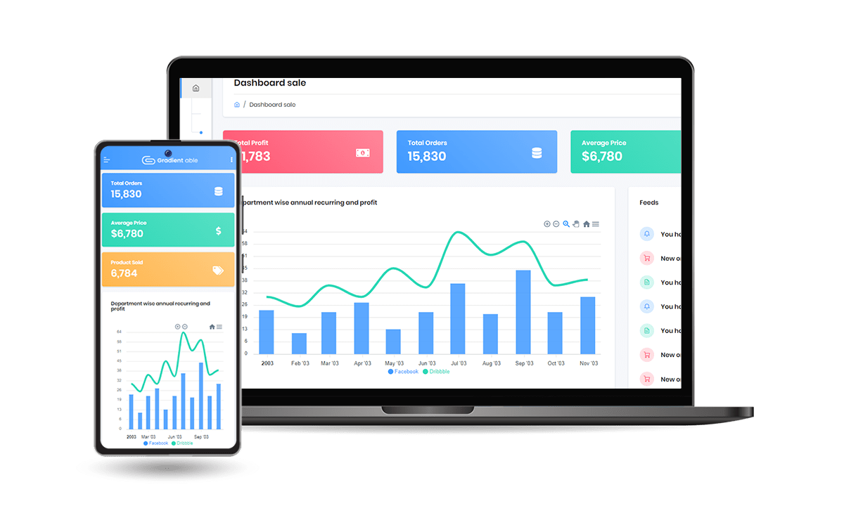 Gradient Able Django PRO - Premium SaaS Starter