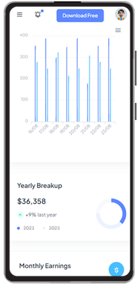 Mobile View for Django Modernize - Open-Source Django Template styled with Bootstrap 5